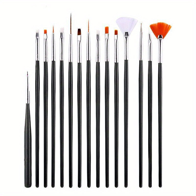 15pcs Nail Painting Brushes Nail Art Brushes Nail Art Tool