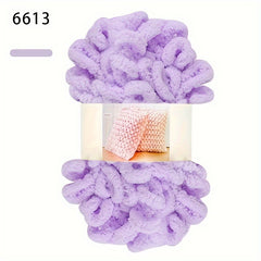 2pcs Hand-woven Thread for DIY Braided Scarf Cushion Throw Pillow