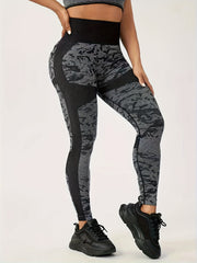 High Stretch Seamless Yoga Pants Slim Fit Seamless Yoga Leggings