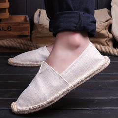 Men's Casual Slip-On Espadrilles Loafer Shoes
