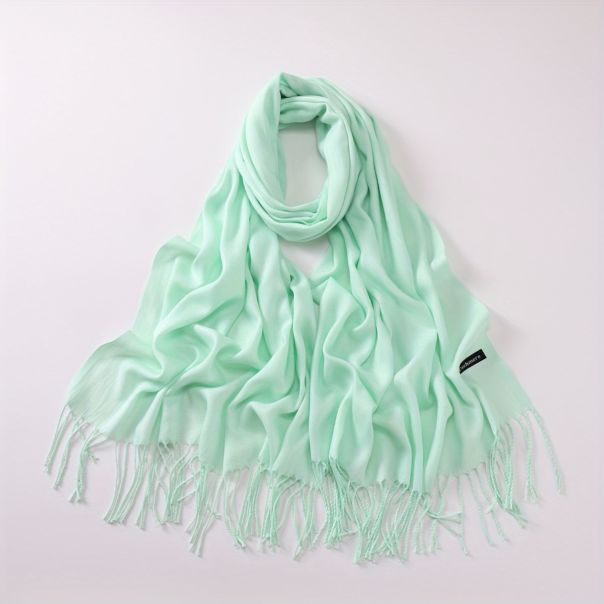 Warm Tassel Scarf Cashmere Neck Wrap