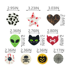 10 Pairs Women's Breast Pasties Halloween Nipple Pasties