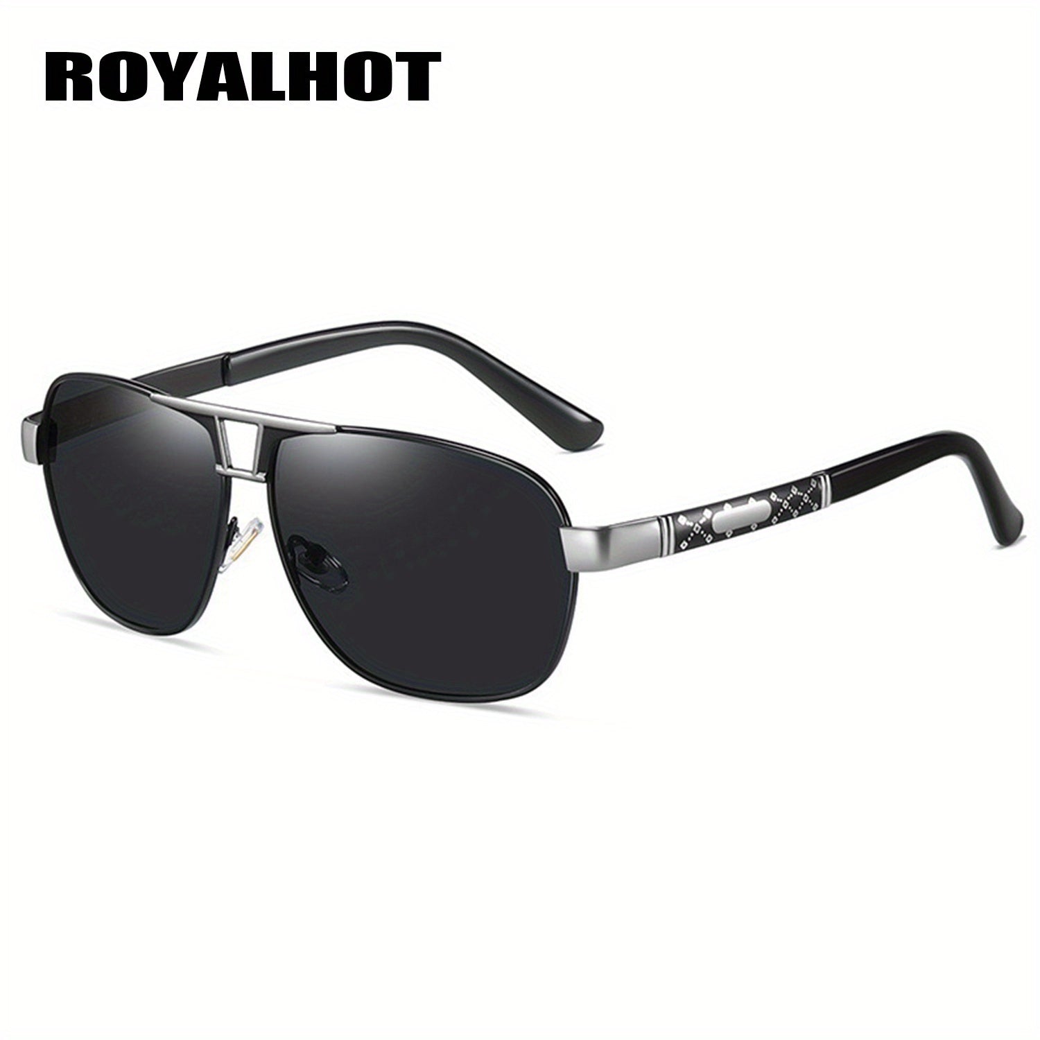 RoyalHot Men's Polarized Sunglasses Metal Frame Mixed Driving