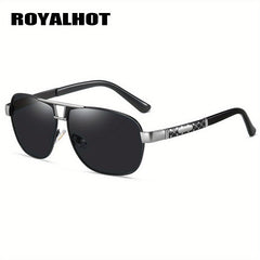 RoyalHot Men's Polarized Sunglasses Metal Frame Mixed Driving