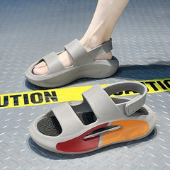 Men's Platform Sandals Non Slip Open Toe Shoes