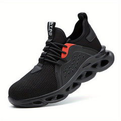 Men's Puncture Proof Work Safety Shoes Steel Toe Lightweight Industrial Sneakers