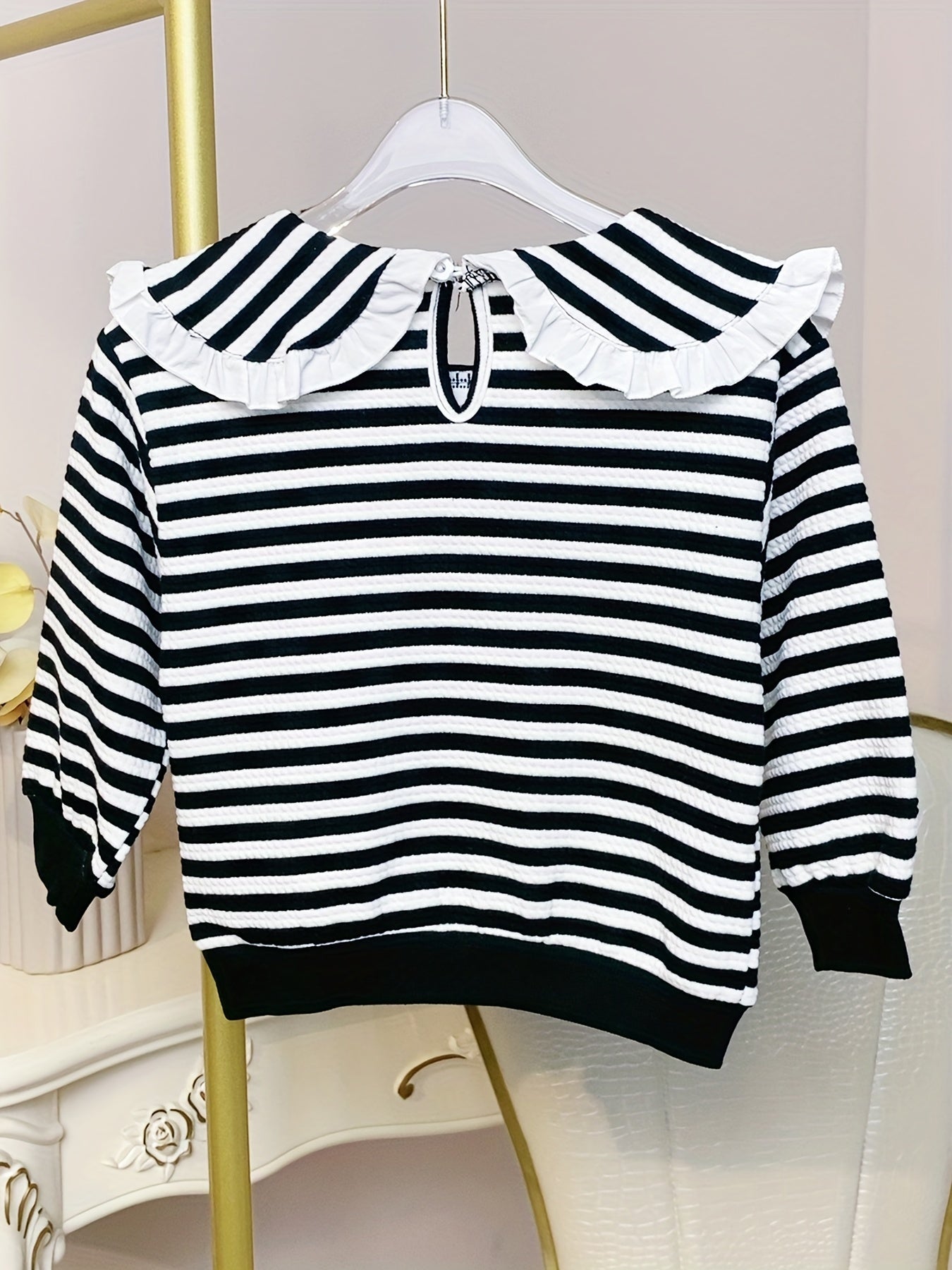 Girls' Long Sleeve Pullover Top for Kids