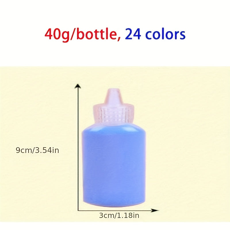 24pcs DIY Sand Painting Special Pigment Colored Sand Art Set