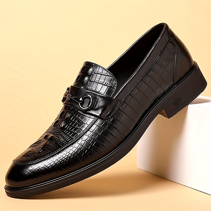Men's PU Leather Loafer Shoes Non Slip Slip On Shoes