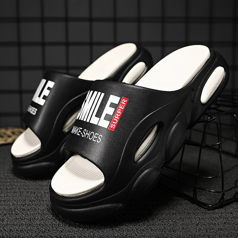 Letter Pattern Thick Sole Sandals for Women