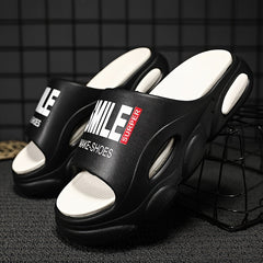 Letter Pattern Thick Sole Sandals for Women