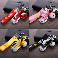 Small Shoes Keychain Ring Car Keychain Wristlet Strap Hand Wrist Key Ring