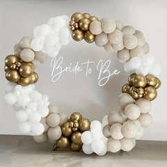 128pcs Golden Balloon Arch Garland Party Decorations