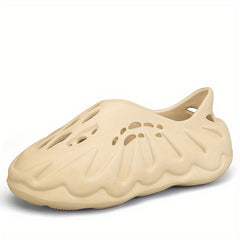 Men's Slip On Foam Slides Casual Breathable Anti skid Hollow Out Shoes