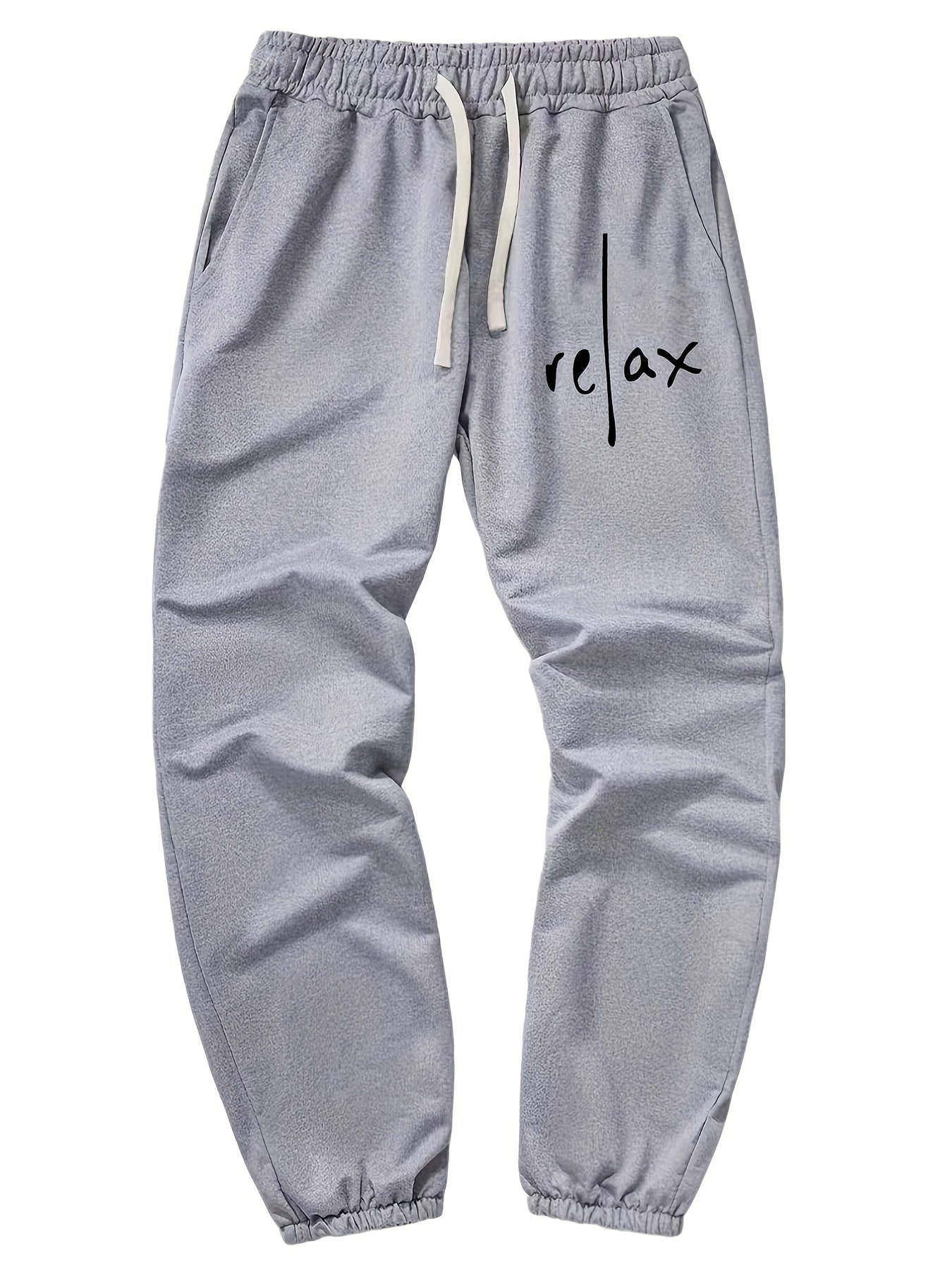 Men's Drawstring Pocket Sweatpants Casual Jogger Pants