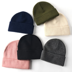 Boys Casual Knit Beanie Soft Elastic Thermal Cap for Autumn Winter