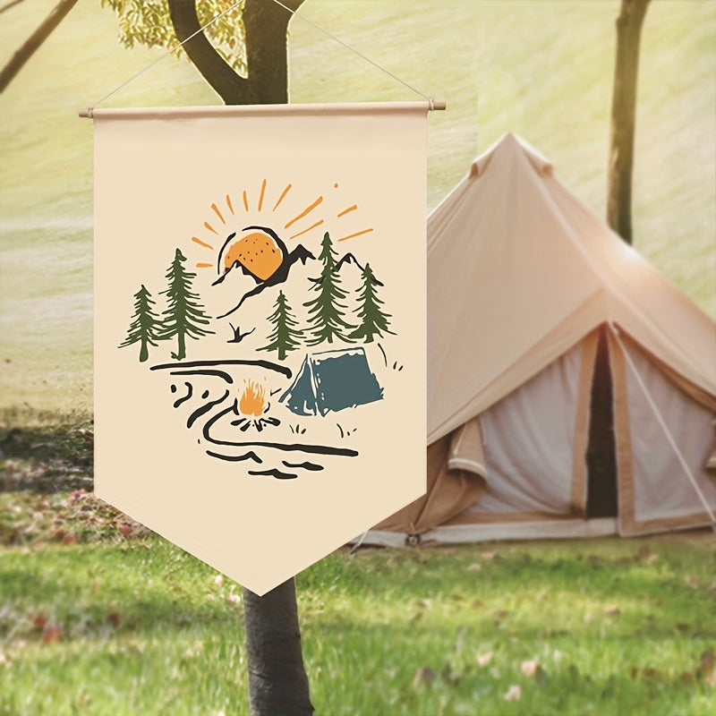 Personalized Camping Garden Flag For Outdoor Yard House Banner