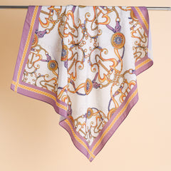 Anchor Chain Print Bandana Shawl Square Scarf Head Wrap