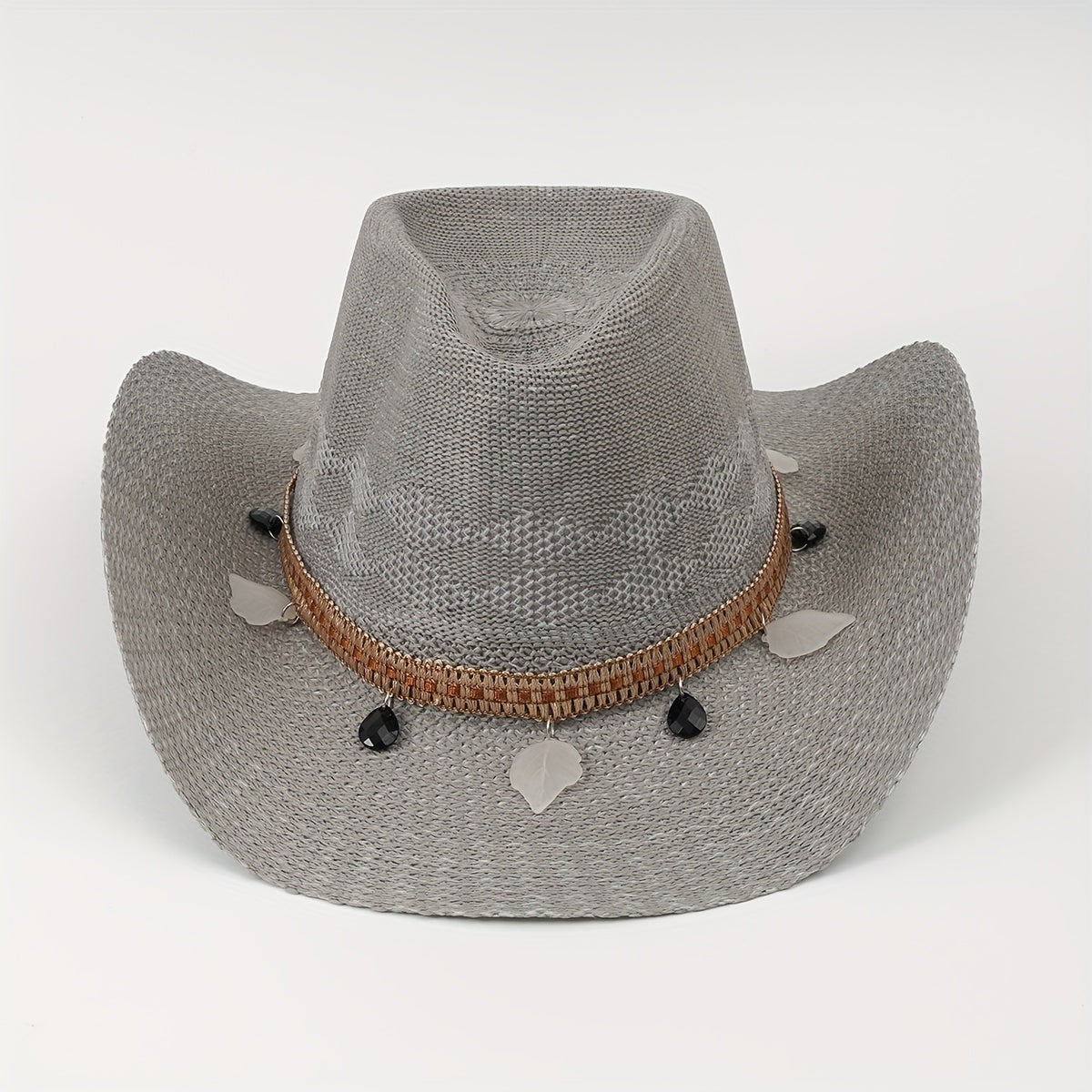 Unisex Sunshade Straw Hat for Summer Beach Travel