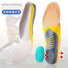 Sports Shock Absorption Insoles High Elastic Comfortable Running Insoles