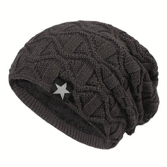 Winter Beanies Velvet Knitted Warm Hat Ear Protection Hat