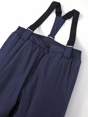 Boys Winter Windproof Warm Pants Waterproof Thick Suspenders