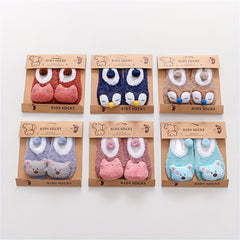 Baby Girls Cartoon Animal Plush Ankle Socks
