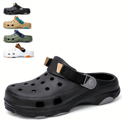 Men's Closed Toe Clog Sandals Soft Sole Walking Shoes