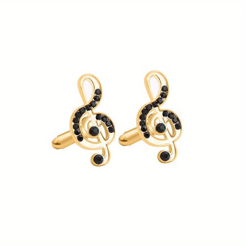 Musical Instrument Notes Cufflinks for Men