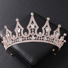 Crystal Queen Crown Headband Wedding Tiara Hair Accessories