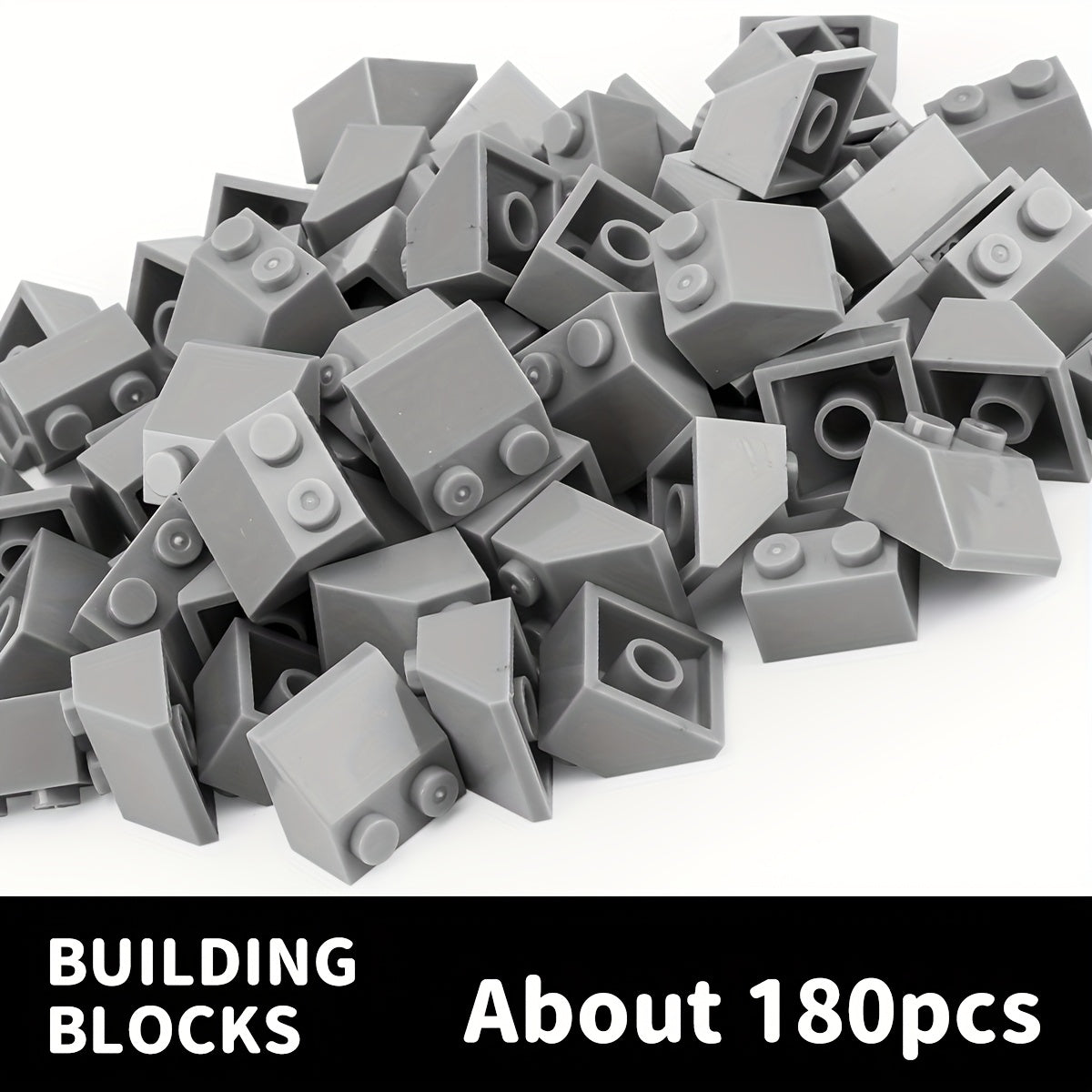 180pcs Wooden DIY Blocks 2x2 Inch for Boys and Girls