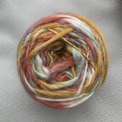 Hand-Woven 100m Dyed Wool Yarn Ball