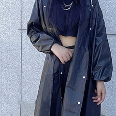 Reusable Rain Ponchos for Adults with Hood Waterproof Raincoats for Women