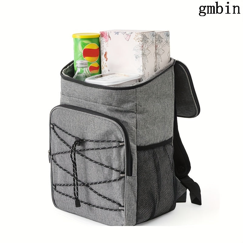 Outdoor Ice Bag Insulation Shoulder Cold Storage Picnic Portable Backpack