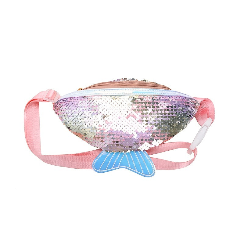 Girls Mermaid Bag Coin Purse Shoulder Strap Children's Accessories