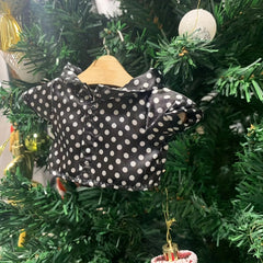 Cotton Doll Clothes Single Top And Polka Dot Shirt