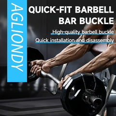 Barbell Clamps Quick Release Dumbbell Bar Clip