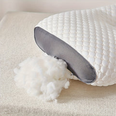 Knitted Cotton Thin Pillow Cervical Neck Protection Massage Pillow Core