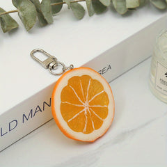 Lemon Slice Key Chain - Fun Birthday Gift