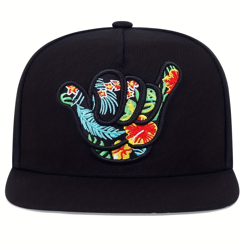 Finger Fist Embroidery Baseball Cap Hip Hop Sports Hat