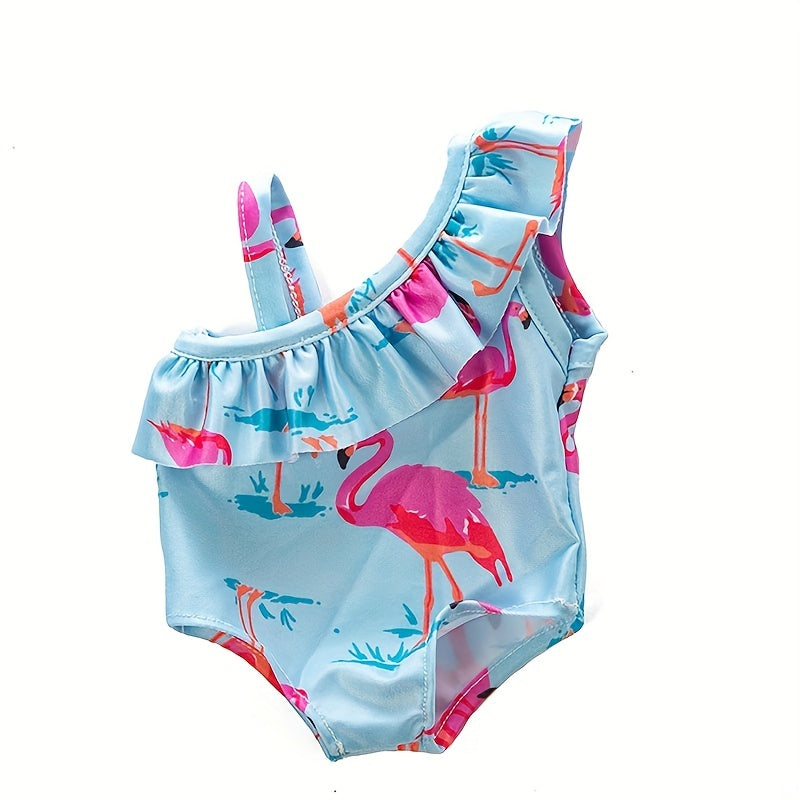 American Girl Doll Clothes Flamingo Swimsuit Doll Bikini Summer Bathing Suit