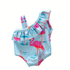 American Girl Doll Clothes Flamingo Swimsuit Doll Bikini Summer Bathing Suit