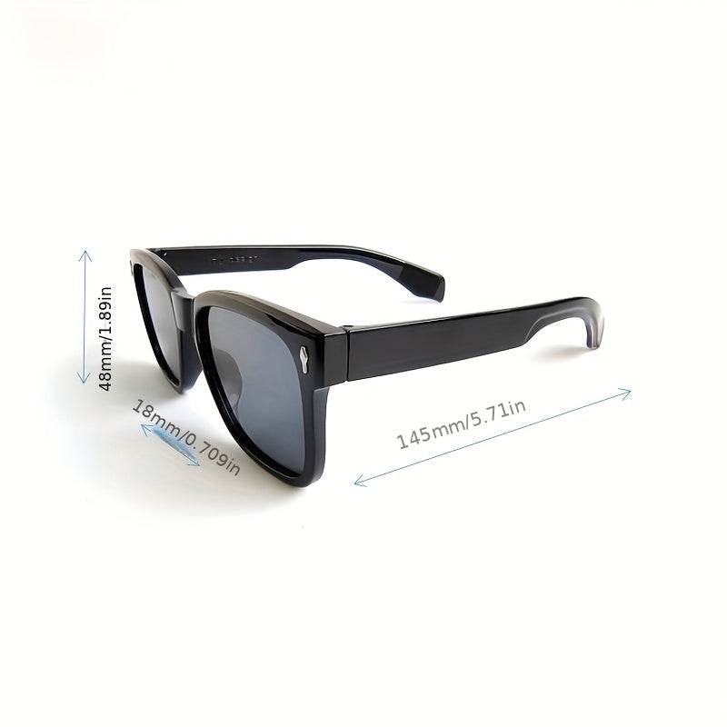 Men's Square Polarized Sunglasses UV Protection Glasses