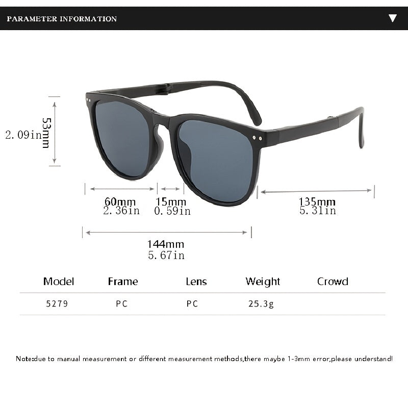Square Sunscreen Sunglasses for Outdoor Activities