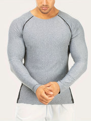 Men's Compression Long Sleeve T-shirt - Sweat Absorbing Quick Drying