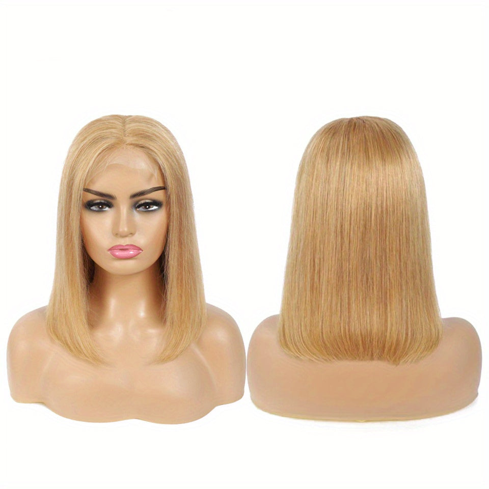 Short Bob Straight Lace Front Human Hair Wig