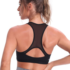 Racerback Sports Bra Medium Support Cushion Strap Lingerie