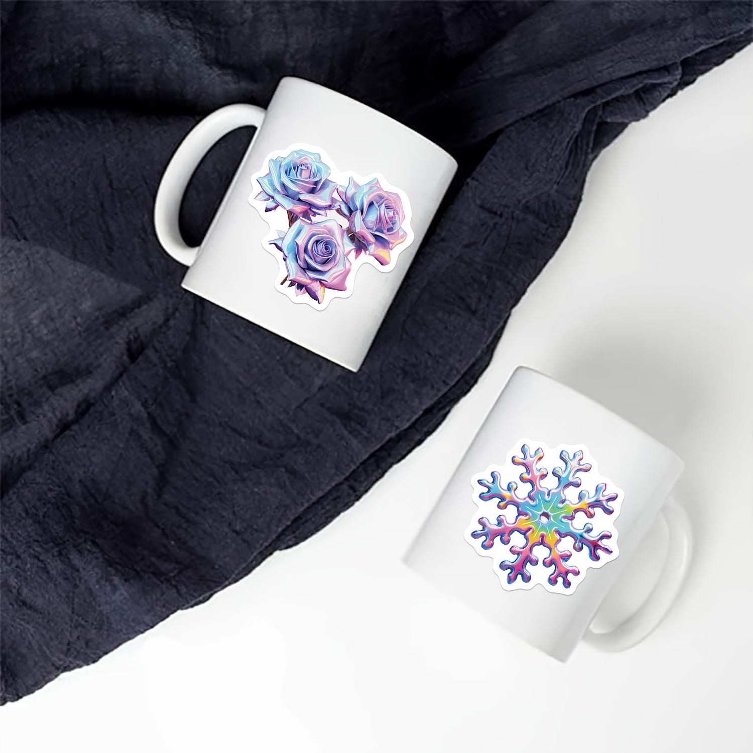 50pcs Vaporwave Psychedelic Graffiti Stickers for Laptop DIY Deco