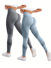 Seamless Fitness Leggings High Waist Yoga Workout Pants Women's Activewear