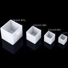 Square Cube Silicone Mold DIY Ornament Resin Casting Mold